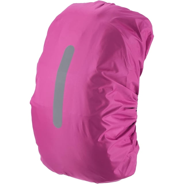 Waterproof Backpack Rain Cover, Non-Slip Cover with Vertical Reflective Strap Stay Dry for Hiking, Camping, Hunting