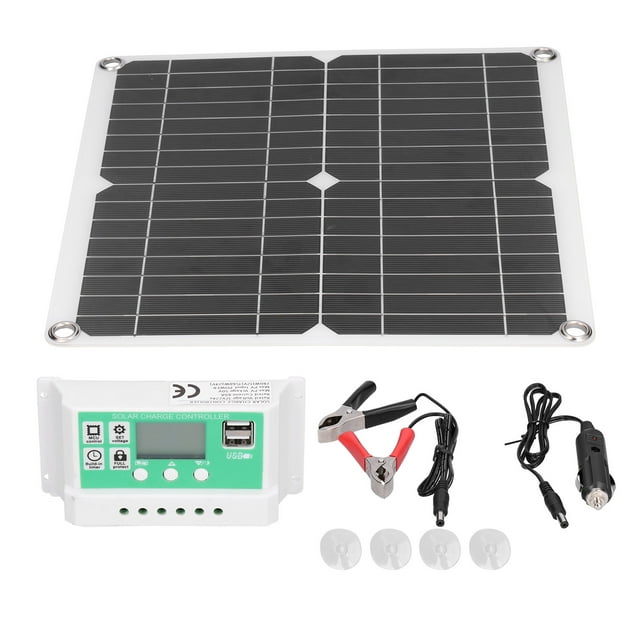 Kit de panel solar NikouMX 40 W 18 V silicio monocristalino