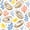 Color 1, variant on Peel and Stick Wallpaper Tropical Paradise Vibrant Fruits Exotic Flowers 24in x 118in Contact Paper Removable Self Adhesive Wall Mural Wall Decor for Bedroom Kitchen Cabinets