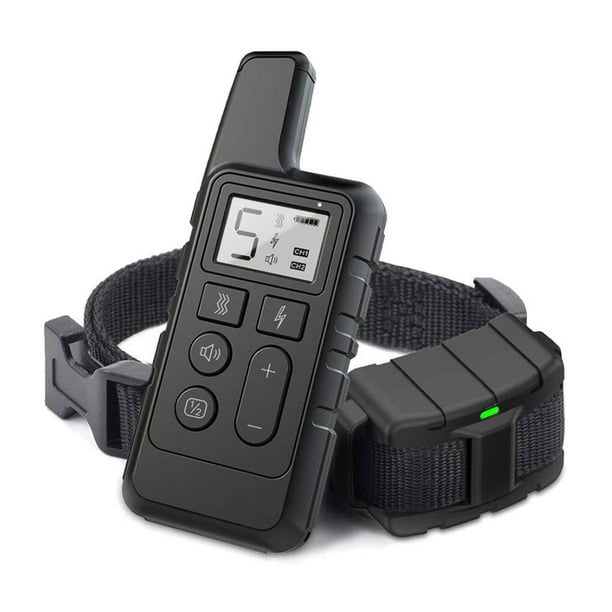 Greeniant Collar de entrenamiento para mascotas, Control remoto, recargable, entrenador de animales, , descarga eléctrica, gargantilla, Suministros para perros