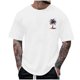 thumbnail image 2 of Tops para hombre, blusas y camisas de cuello redondo y manga corta para hombre, blusas casuales de cuello redondo con estampado de moda para hombre, blusas de cuello redondo y manga corta para hombre., 2 of 4