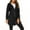 black, variant on U.Vomade Women's Hooded Waist Raincoat Raincoat Outdoor Mountaineering Jacket