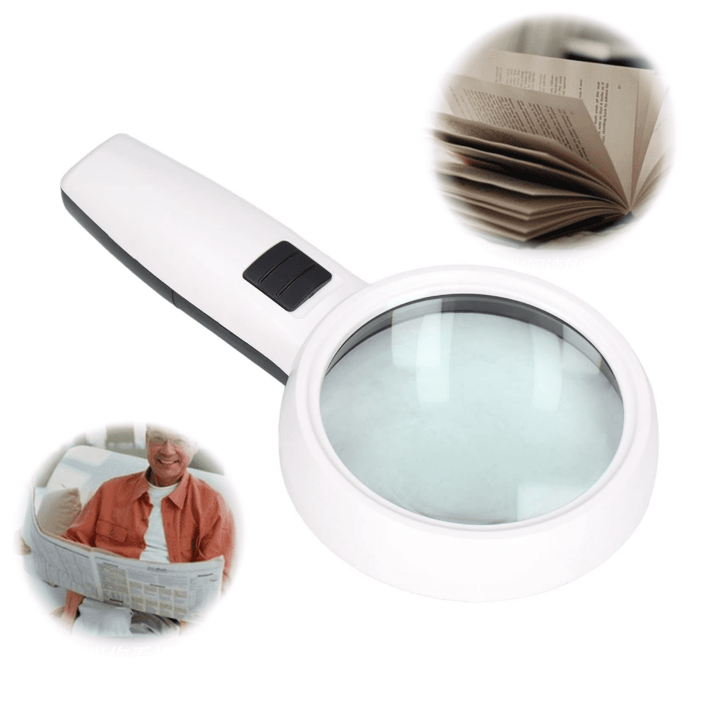 Lens Diameter 75mm 90mm 110mm Optical Hd Magnifying Glass Handheld
