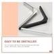 thumbnail image 3 of unbranded 2Jgo Soporte De Pared Negro Para Repisa Con Invisible Y Alta Durabilidad, 3 of 8