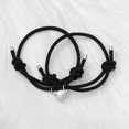 thumbnail image 4 of 2 uds. Pulseras magnéticas para parejas para hombres y mujeres, pulsera a juego con atracción de sol y luna, regalos para amantes para novio, novia, mejor amigo TUNC  Sencillez, 4 of 5