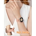 thumbnail image 4 of Wearlizer Magnetic Band Compatible with Versa 4/3 and Sense 2/1, D-Shape Braided Stretchy Nylon Strap for Women Men, Adjustable Sport Dressy Watch Band, 4 of 6