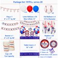 thumbnail image 6 of Baseball Party Supplies - Baseball Tableware Kit Including Plates, Cups, Napkins, Spoons, Knives, Forks, Tablecloth, Banner, Sports Party Pack for Kids, Baseball Fans Birthday Decor, Serves, 6 of 9