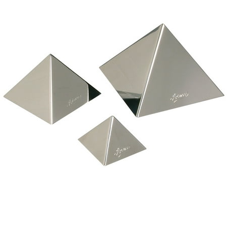 - Ateco Pyramid Dessert Mold Stainless Steel 3.5