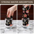 thumbnail image 6 of 2 Pcs Pioneer Flower Floral Print Pattern Kitchen Towels, Funny Microfiber Dish Towel Set, 18" X 26" Tea Towels, 6 of 6