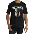 thumbnail image 2 of Mens Desert Shield Veteran Helmet T-Shirt - US Vet Patriotic Shirt, Black X-Large, 2 of 3