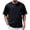 Black, variant on Mens Big and Tall T Shirts Crewneck Short Sleeves Streetwear Y2k Linen Shirts for Men Summer Plain Textured Tees Cute Tops