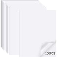 thumbnail image 1 of Hoja Completa de Etiquetas Adhesivas para Impresoras Láser de Inyección de Tinta, Blanco Mate Fácil de Despegar Etiquetas Adhesivas para Correo (100 Hojas), 1 of 4