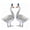 Frosted-2Pcs, variant on 2026 New 3D Sculpted Grey Goose Frosted Glass Bottle, 350Ml Unique Gift for Lovers for Home Bar Display, Father's Day Gift With Box