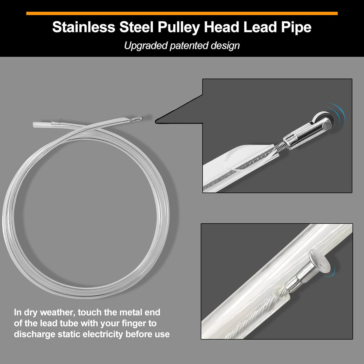 Steauty 12V 30GPH Fuel Transfer Pump - Patented Pulley Lead Pipe, Copper Motor/High-Strength Polymer Body - Gas/Diesel, Trucks/Cars/SUVs/UTVs/Boats/RV