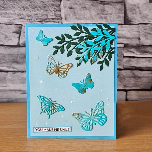 Troqueles para scrapbooking FAWENUCY Mariposa 10 x 8 cm