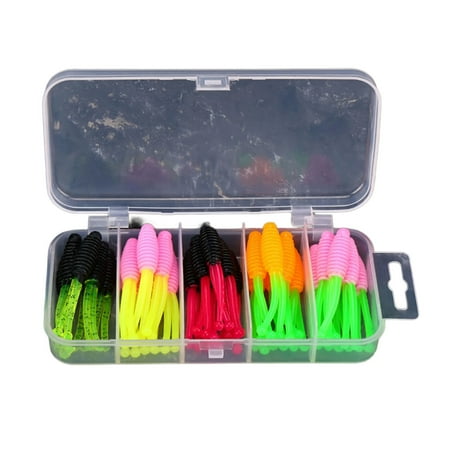 Yokua Swimbait Jigging Lure Double Tail Artificial Baits 5cm Wobbler Fishing Baits