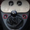thumbnail image 4 of Real Hard Carbon Fiber Car Shift Panel Ring Sticker For 500 595 2012-2023, 4 of 5