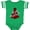 Football Green and White, variant on Inktastic Red Buffalo Plaid Christmas Tree Boys or Girls Baby Bodysuit