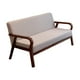 thumbnail image 3 of sofá de la sala,Sillón sofá sillón Respaldo Cuerpo Sofá,Sofá de salón interior con estructura de madera.,Sofá minimalista moderno para dormitorio de oficina en Gris marrón, 3 of 9