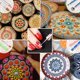 thumbnail image 4 of Juego de plantillas de herramientas de punteado de mandala, para pintar dibujos de rocas, manualidades infantiles, suministros para decoración de uñas, 4 of 5