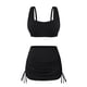thumbnail image 1 of Trajes de baño para mujer, traje de baño de dos piezas con retazos de malla de color liso para mujer, traje de baño para mujer, traje de baño para mujer, trajes de baño de moda playera para mujer, 1 of 4