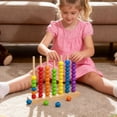 thumbnail image 4 of Trendy Color Matching Stacking Puzzle Game Fast Pattern Challenge Ring Stack Puzzle For 2 Players Competitive Tabletop Teaser For Family Game Night-A, 4 of 4