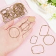 thumbnail image 3 of 48Pcs 6Styles Alloy Open Back Bezel Pendants Hollow Frame Pendants Resin Craft Bezels Jewelry Molds for DIY UV Resin Earrings Bracelet DIY Crafts, 3 of 9