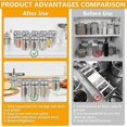 thumbnail image 4 of 12 Pieces Spice Jars with Swivel Lid, Stainless Steel Spice Jar, 4 of 5