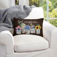 thumbnail image 2 of Personalized Planet God Says You Are Lumbar Throw Pillow with Brown Rectangular Removable Cover | Spiritual Decoration for Chair Sofa Couch Living Room or Bedroom of Faith | 20x12, 2 of 2