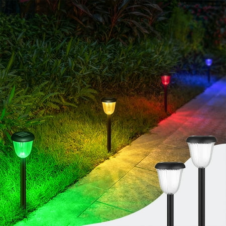 

XEOVHV Solar Lights Outdoor Water-Resitant LED Lighting Solar Powered Outdoor Lights Solar Garden Lights For Patio Yard (2Pack)