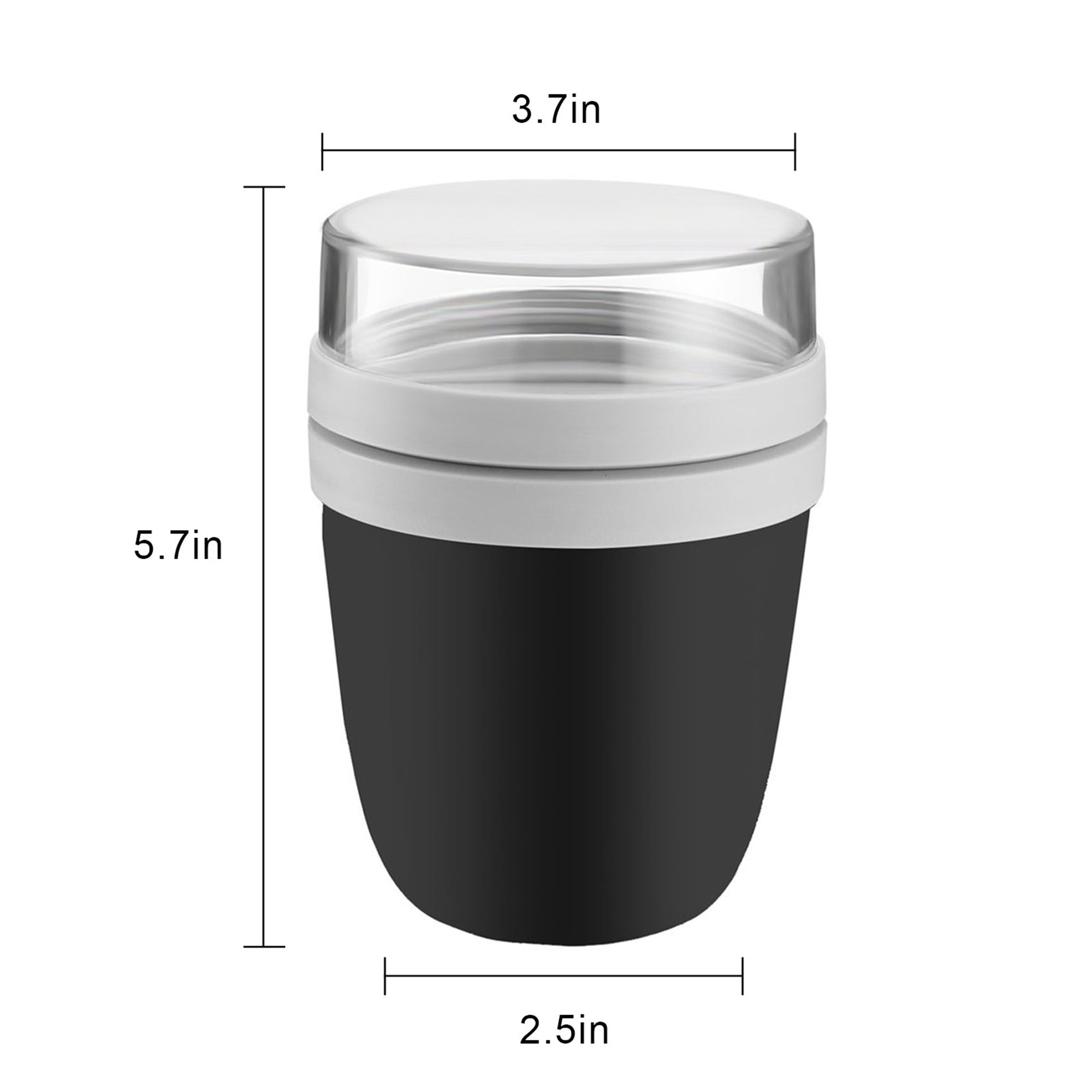 Breakfast Cereal To-Go Travel Container Cup – Laxium