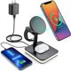 thumbnail image 2 of Estación de carga inalámbrica-4 en 1 cargador inalámbrico rápido con luz LED para cargador Magsafe Iphone,iwatch, serie airpods Afortunado Sencillez, 2 of 4