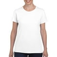 thumbnail image 2 of Gildan T-Shirt à Manches Courtes Coupe Missy en Coton Épais pour Femmes/ladies, 2 of 6