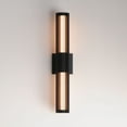 thumbnail image 4 of E30316-BK ET2 Lighting Citadel - 9.5W 2 LED Outdoor Wall Mount-24 Inch Tall and 3.25 Inch Wide, 4 of 5