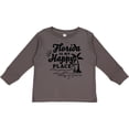 thumbnail image 3 of Inktastic Florida is My Happy Place with Palm Trees Boys or Girls Long Sleeve Toddler T-Shirt, 3 of 5