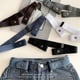 thumbnail image 4 of 3-Pack Adjustable Elastic Stretch Belts for Men and Women, No Buckle Invisible Waist Belt for Jeans Pants Dresses, 4 of 4