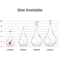 thumbnail image 3 of Bougeoir Suspendu Transparent, Forme de Poire, Terrarium en Verre - 5 Pouces (12.7cm) (6 Pcs), 3 of 7