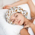 thumbnail image 6 of Rateoe Tigers go in for Sports Pattern Silk Satin Hair Bonnet for Sleeping, Adjustable Sleep Cap Turban for Women , Curly Straight Hair Long Large Braid, 6 of 6