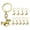 Ancient golden color, variant on 10Pcs Western Cowboy Metal Keychain With Horseshoe And Galloping Horse