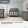 thumbnail image 3 of evolur Waverly 5-in-1 Full Panel Convertible Crib, Rustic Grey, 3 of 7