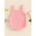 thumbnail image 4 of Bagilaanoe Newborn Baby Girl Summer Rompers Embroidery Sleeveless Bodysuits 3M 6M 9M 12M Infant Casual One Piece Short Jumpsuit, 4 of 7