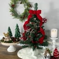 thumbnail image 2 of Northlight 2 FT Traditional Green Pine Artificial Christmas Tree, Unlit, 2 of 6