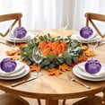 thumbnail image 4 of Small Faux Harvest Velvet Pumpkins, Fabric Pumpkin Decor 1 Pc Artificial Velvet Fall Thanksgiving Table Centerpiece Decor, 3.34 inch, 4 of 4