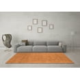 thumbnail image 3 of Ahgly Company Indoor Round Oriental Orange Industrial Area Rugs, 6' Round, 3 of 4