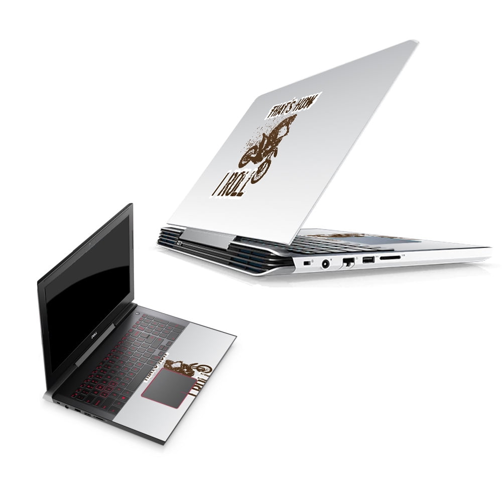 Skin Decal Wrap for Dell G5 15 Gaming Laptop sticker Motocross
