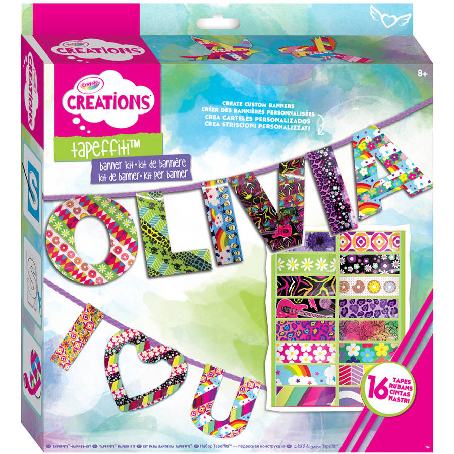 Crayola Creations Tapeffiti Banner Kit Walmart Inventory Checker