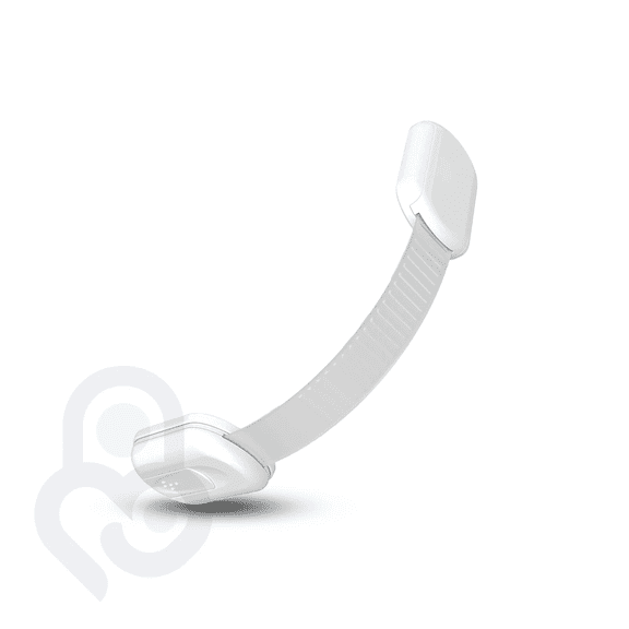 Baby Proof Me Adjustable Baby Proof Cabinet Locks and Child Safety Locks, White, 6-Pack