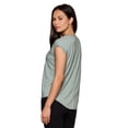 thumbnail image 4 of RBX Active Women's Short Sleeve High Low Soft V-Neck Tee, 4 of 4