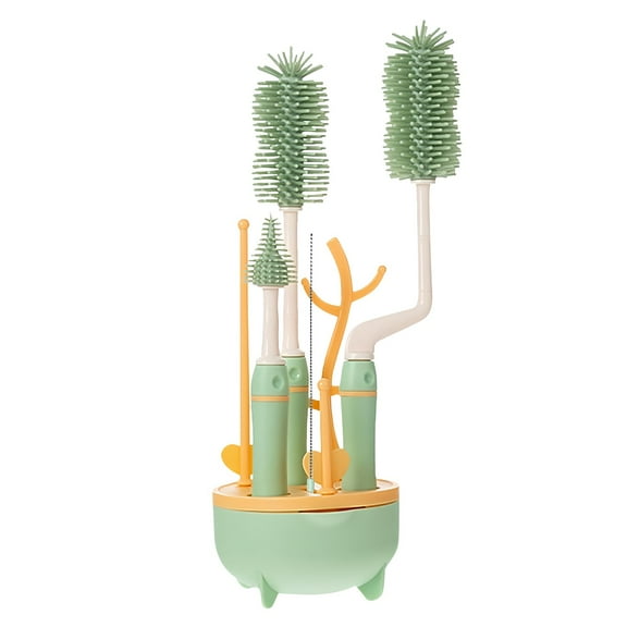 Bottle Brushes For Cleaning Nipple And Bottle Cleaning Brush Kit | Water Bottle Cleaner Brush Set Bottle And Straw Brush Cleaning Set Bottle Cleaner For Better Cleaning