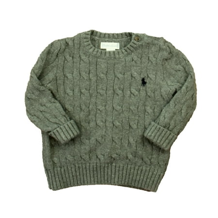 

Pre-owned Ralph Lauren Boys Gray Sweater size: 12 Months